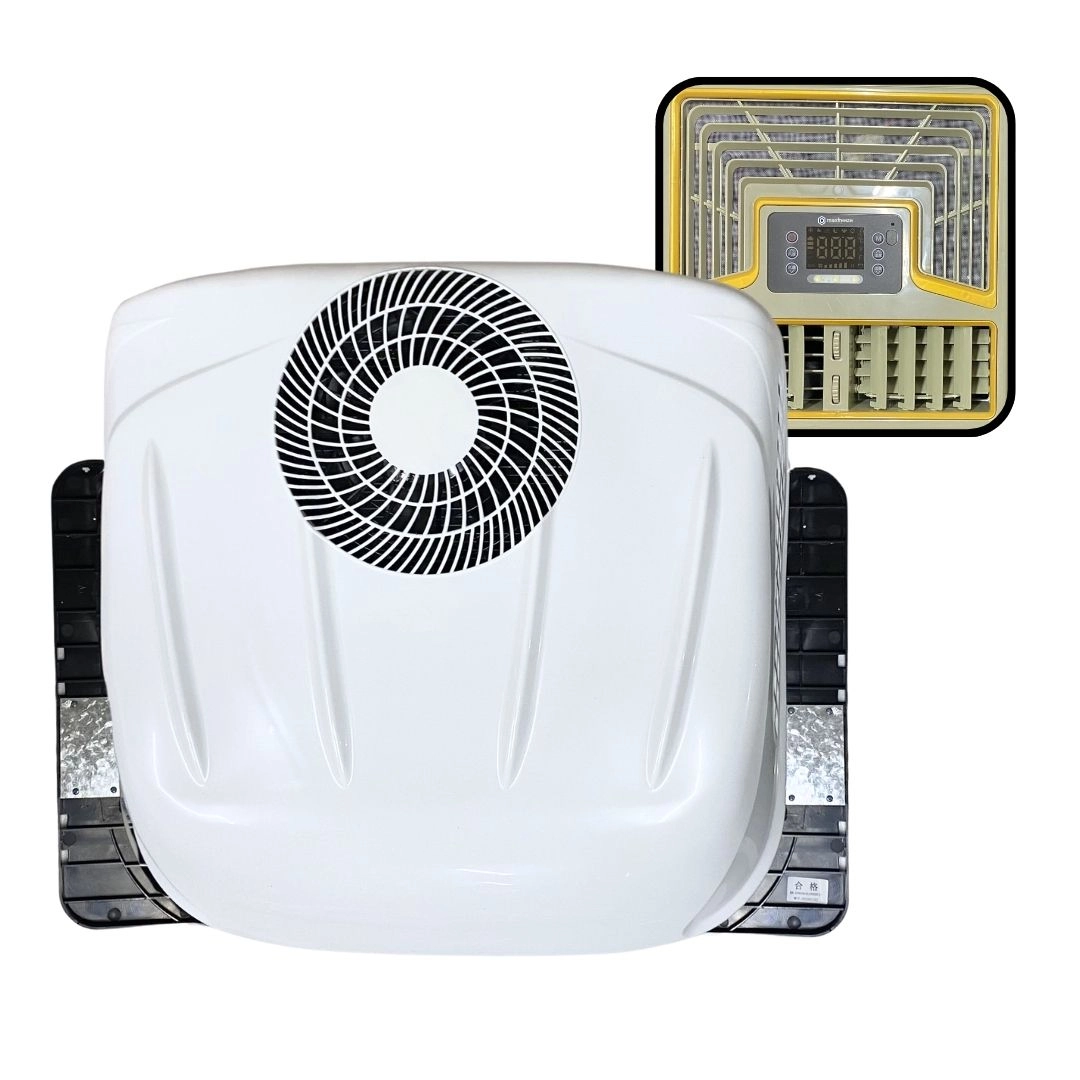 Kit Ar-Condicionado Elétrico Portátil Para Caminhão Van Motorhome Trailer Carro 12v 7500 BTUs Kit Ar-Condicionado Elétrico Portátil Para Caminhão Van Motorhome Trailer Carro 12v 7500 BTUs