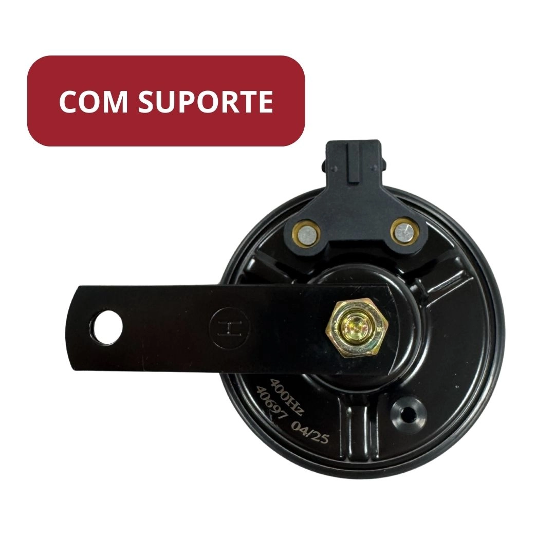 Buzina Bi-Bi Bibi Paquerinha 12v 2 Vias Para Ford EcoSport Fiesta Hatch Ka Vetor 7S5513802-DA