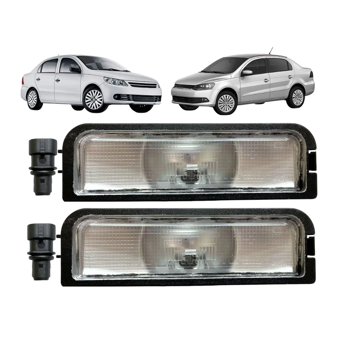 Par Lanterna Luz Placa Para Voyage 2009 a 2015 Com Soquete