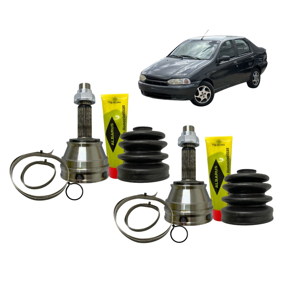 Par Junta Ponteira Homocinética Para Fiat Siena 1998 a 2000 Par Junta Ponteira Homocinética Para Fiat Siena 1998 a 2000