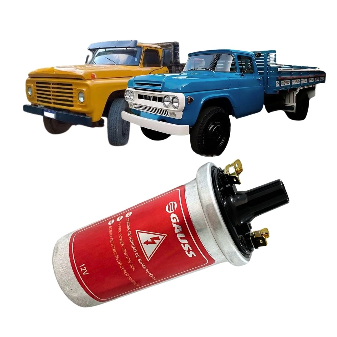 Bobina Ignição 12v Para Ford F600 1960 a 1980 542905115