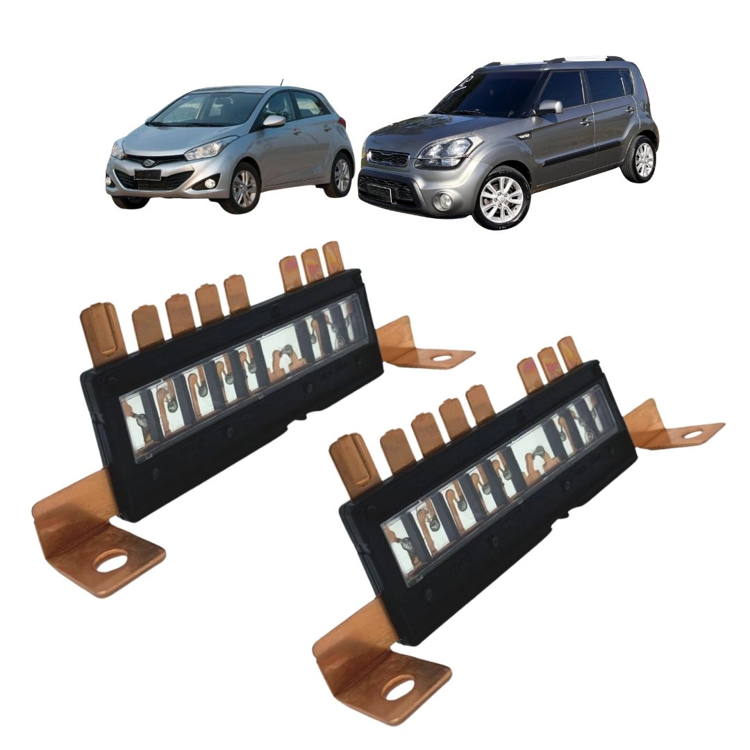 Par Multi Fusível Placa 125A F6 Compativel HB20 I30 Veloster