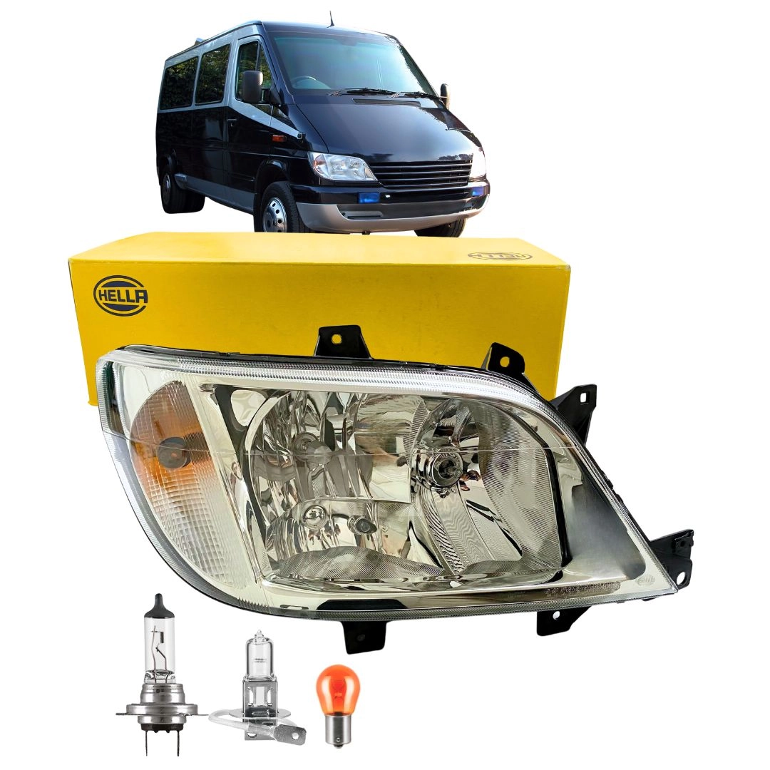 Farol Para Sprinter 314 NGT 316 CDI 2000 a 2006 LD Hella Farol Para Sprinter 314 NGT 316 CDI 2000 a 2006 LD Hella