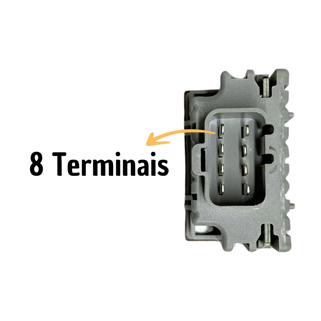 Botão Interruptor Pisca Alerta Para Ford Cargo 12V 00350