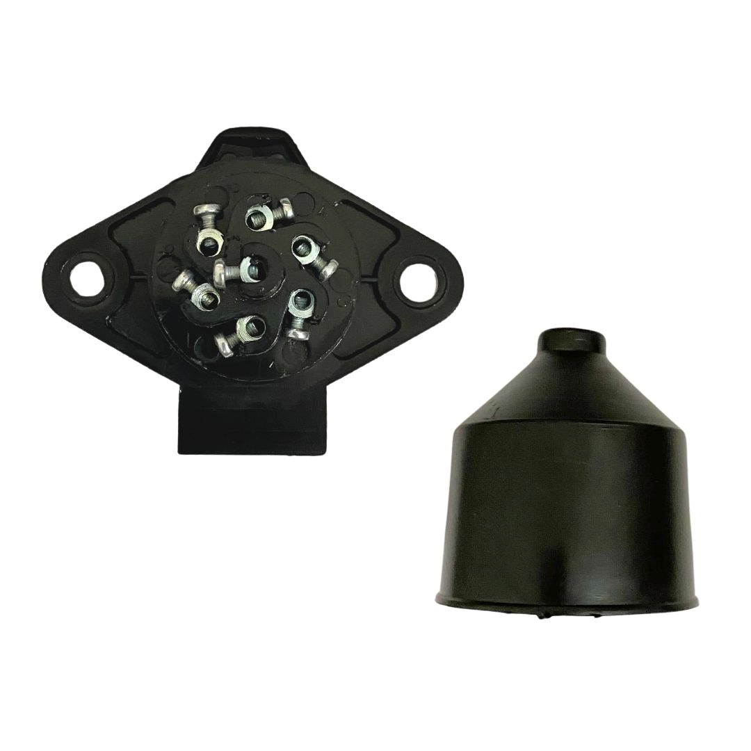 Tomada Elétrica Caminhão Carreta 7 Polos Fêmea Tomada Elétrica Caminhão Carreta 7 Polos Fêmea