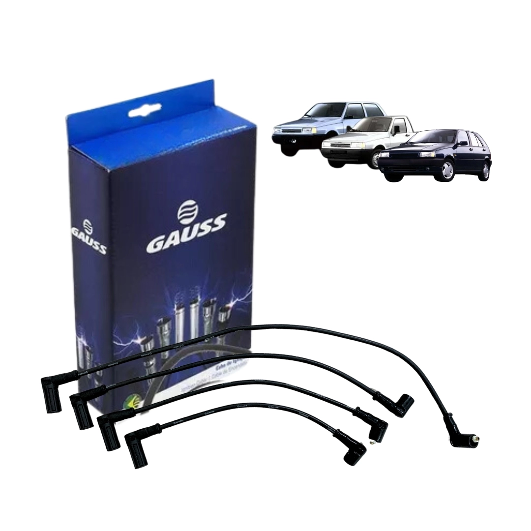 Jogo Cabo de Ignição Fiat Fiorino Uno Tipo Gauss GC5027 Jogo Cabo de Ignição Fiat Fiorino Uno Tipo Gauss GC5027