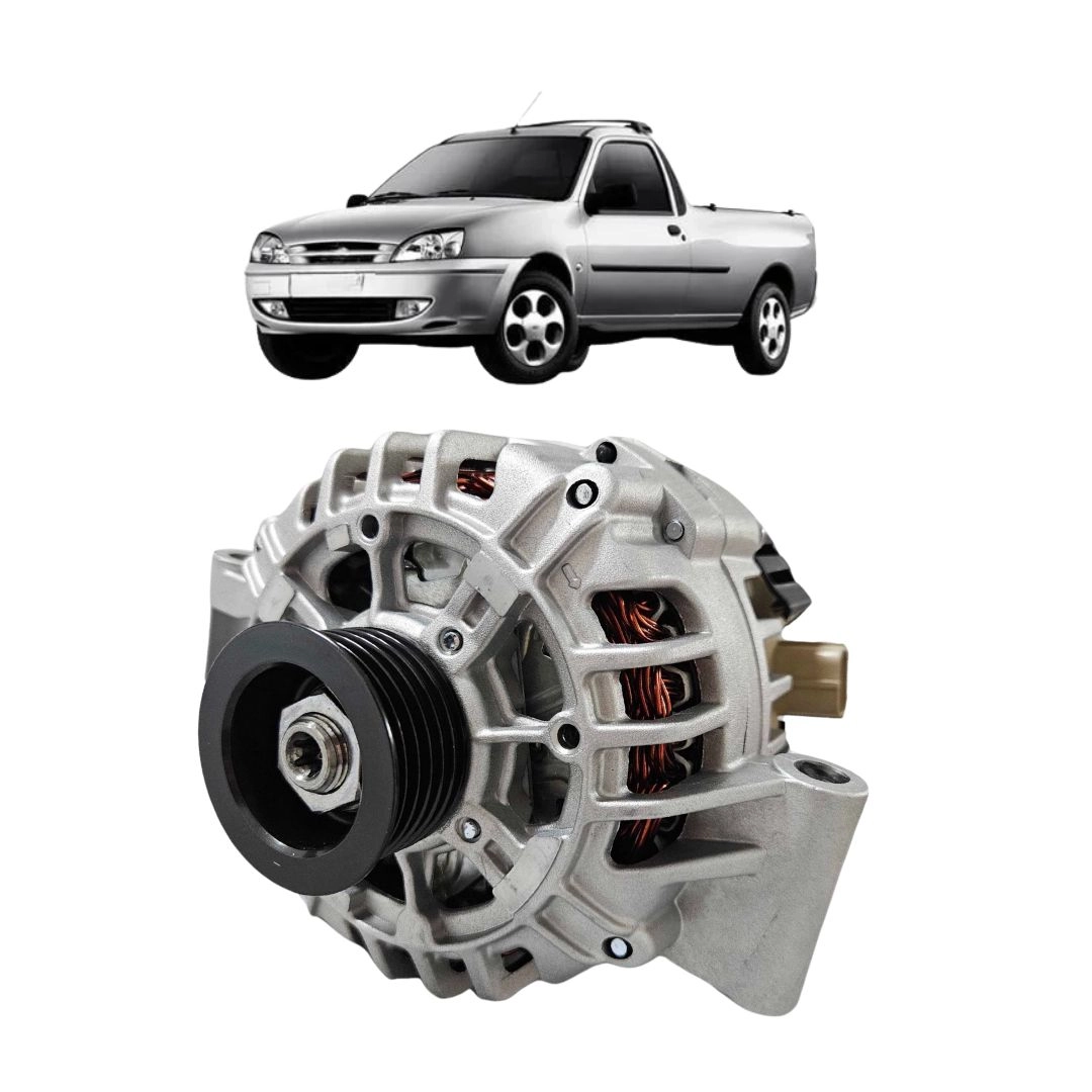Alternador 90a Para Courier 1.0 1.6 Zetec Rocam 1999 a 2007 Alternador 90a Para Courier 1.0 1.6 Zetec Rocam 1999 a 2007