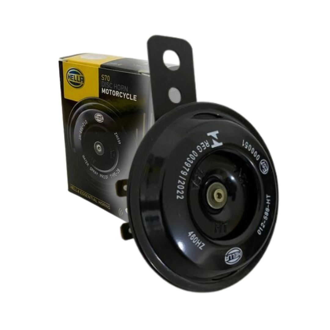 Buzina Para Motos Honda CG Fan CG Titan 125/150/160 Original Hella 12v Universal Moto Hella Buzina Para Motos Honda CG Fan CG Titan 125/150/160 Original Hella 12v Universal Moto Hella