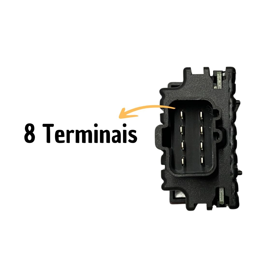 Botão Interruptor Pisca Alerta Para Ford Cargo 24V 00340