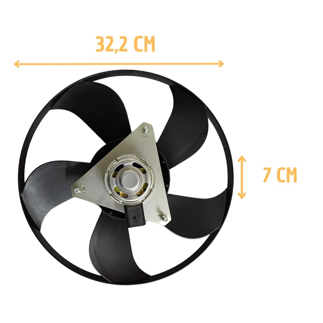Ventoinha Radiador Para Fiorino Palio Strada Siena Uno 