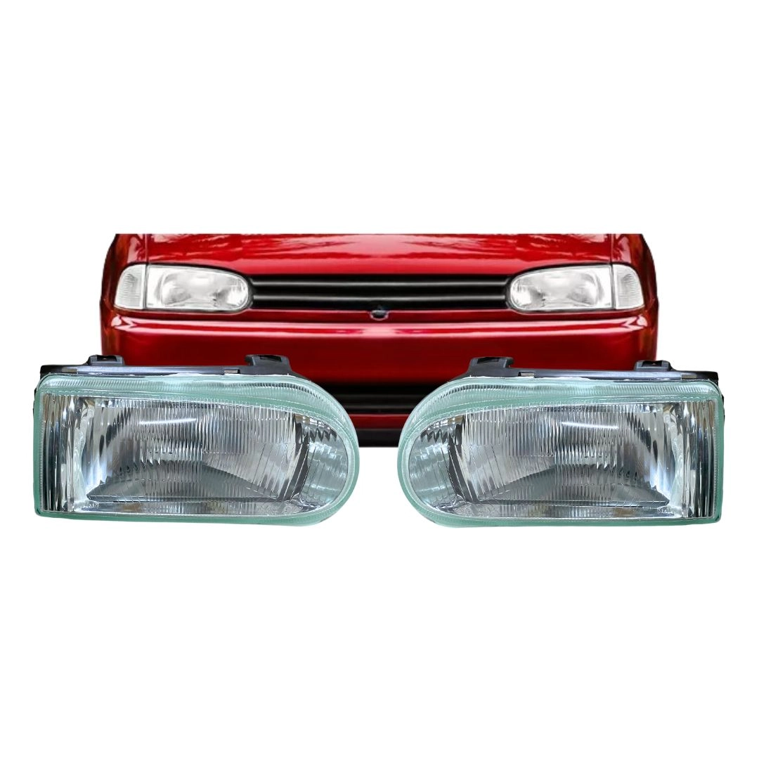 Par Farol Principal Para VW Gol Saveiro Parati G2 Par Farol Principal Para VW Gol Saveiro Parati G2