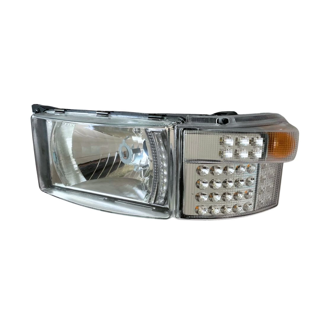 Farol Dianteiro Principal 24v E Pisca DRL em LED Para Scania Série 4 5 6 PGR Lado Esquerdo 1732509 Farol Dianteiro Principal 24v E Pisca DRL em LED Para Scania Série 4 5 6 PGR Lado Esquerdo 1732509