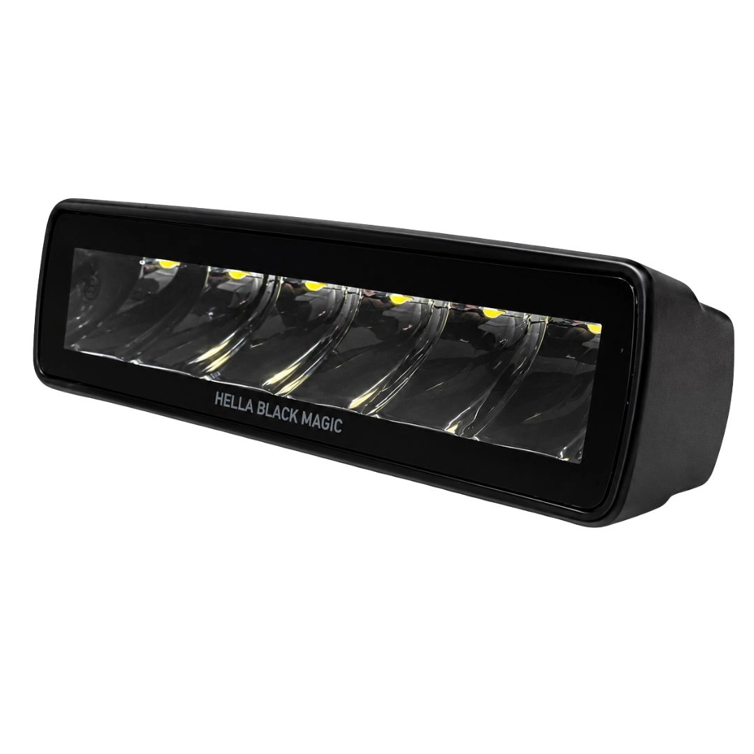 Farol Auxiliar Barra Led Longo Alcance Black Magic Spot Quadriciclo Jeep Utv Hella 1FB358176211 Farol Auxiliar Barra Led Longo Alcance Black Magic Spot Quadriciclo Jeep Utv Hella 1FB358176211