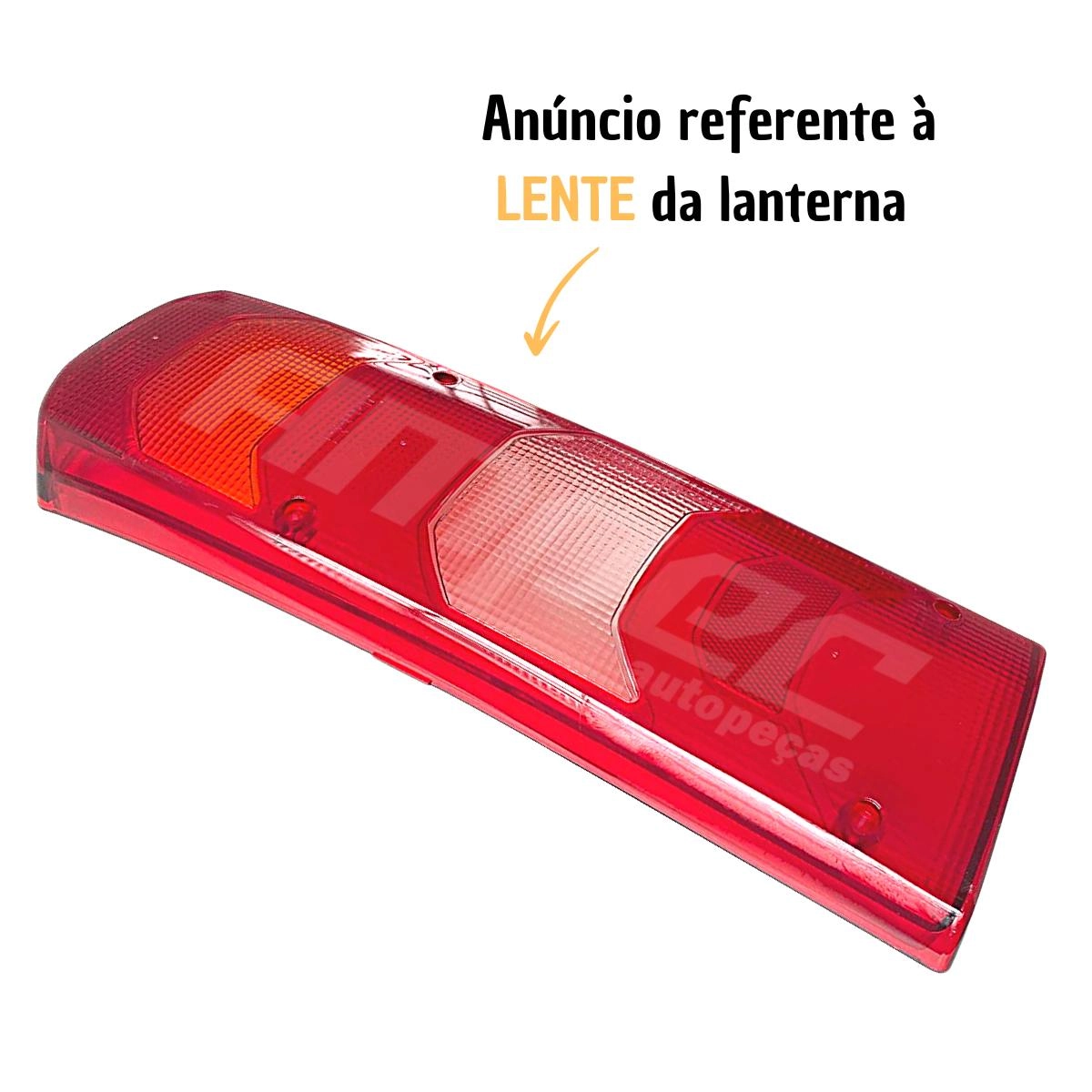 Par Lente Lanterna Traseira Compativel MB Actros Atego Par Lente Lanterna Traseira Compativel MB Actros Atego