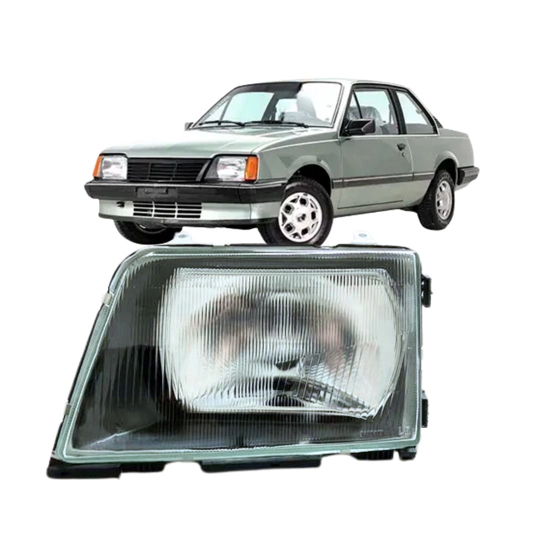 Farol Para Monza 1988 a 1990 Lente Vidro Lado Esquerdo Farol Para Monza 1988 a 1990 Lente Vidro Lado Esquerdo