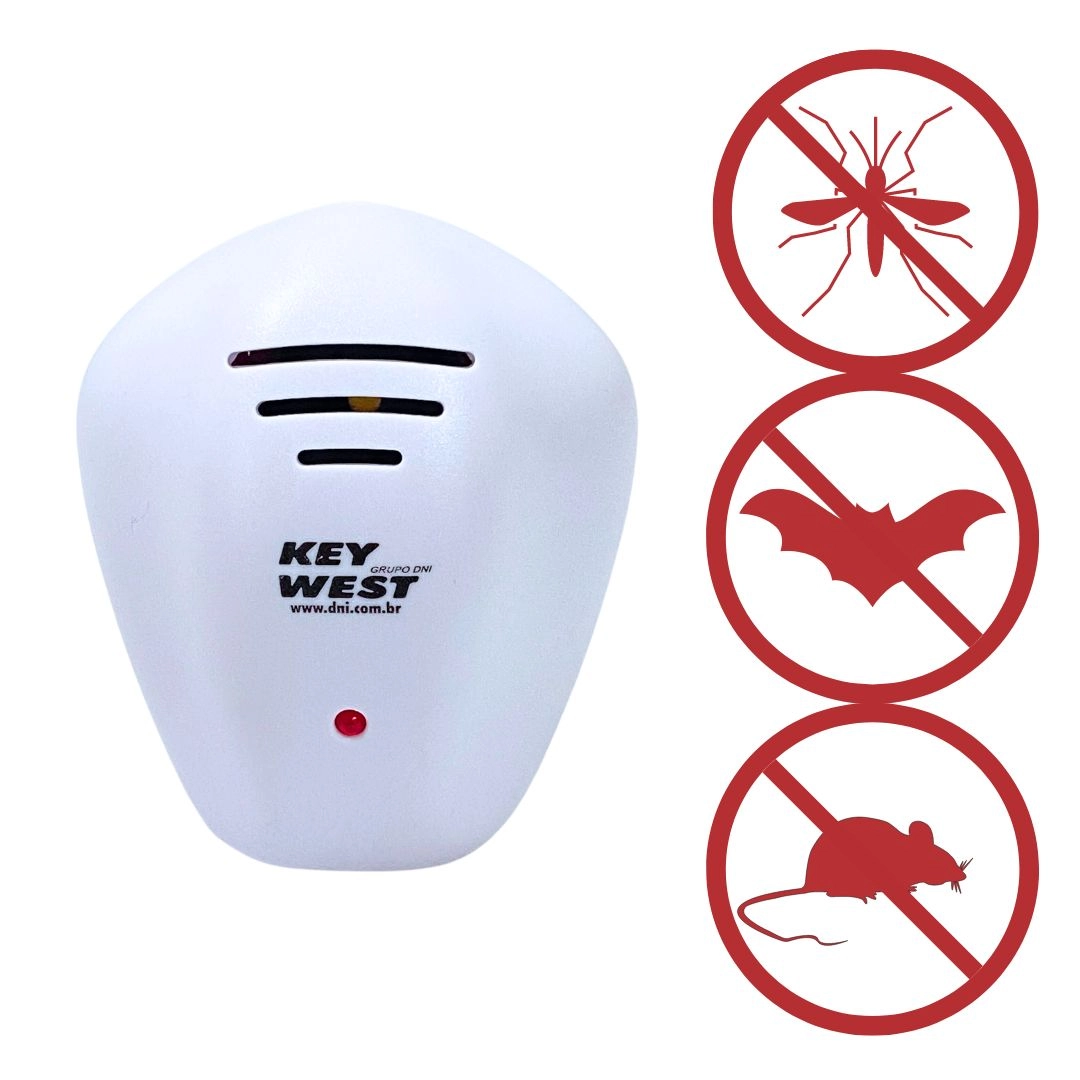 Par Repelente Eletrônico Pernilongo Rato Morcego 110V/220V