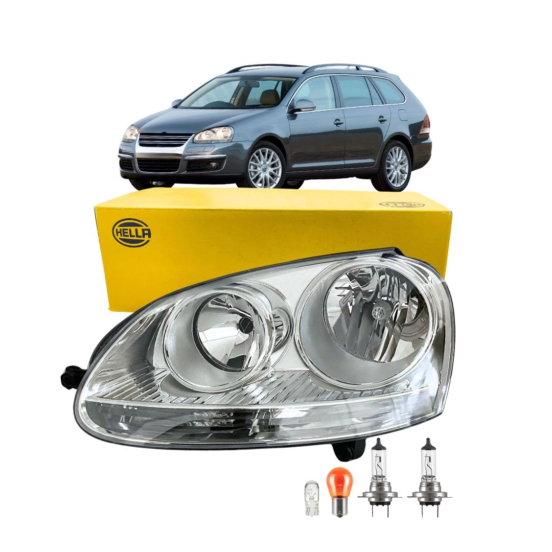Farol Para Golf Variant TSI 2005 a 2009 Lado Direito Hella