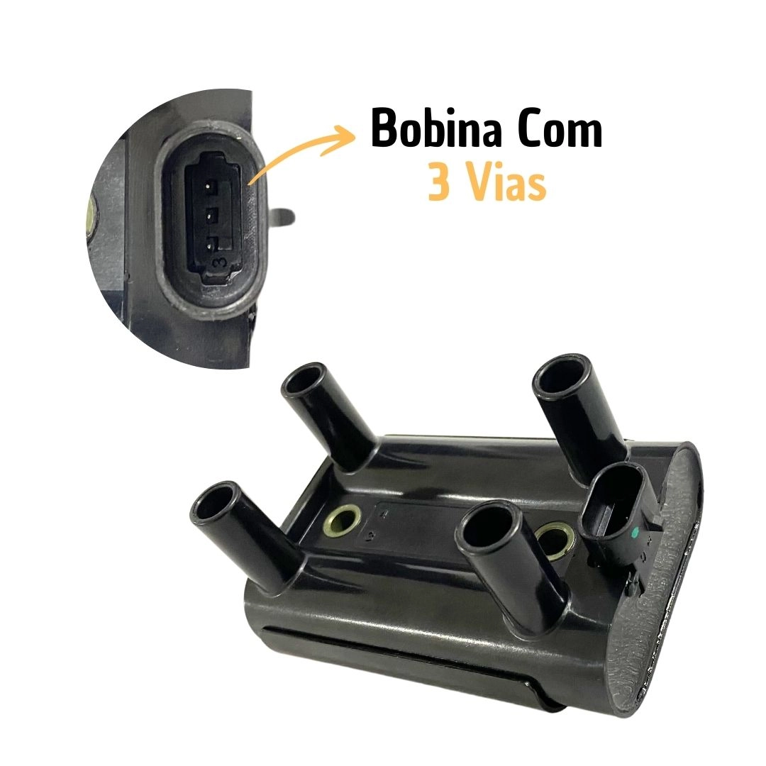 Bobina de Ignição Para Chery Celer Face Lifan 320 Hella