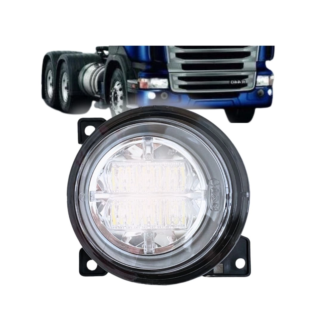Farol Auxiliar Neblina LED Para Scania Série PGR Lado Direito IAM 83437416 Farol Auxiliar Neblina LED Para Scania Série PGR Lado Direito IAM 83437416
