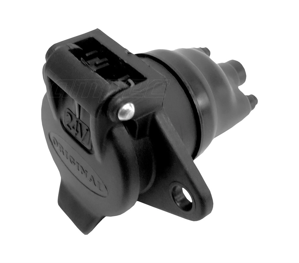 Par Tomada Eletrica Caminhao Carreta Macho Femea 7P Original Par Tomada Eletrica Caminhao Carreta Macho Femea 7P Original