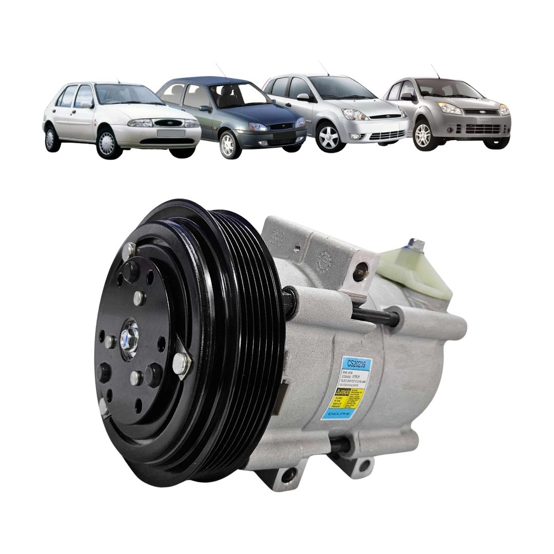 Compressor Ar Condicionado Para Fiesta 1.0 96 a 14 Delphi Compressor Ar Condicionado Para Fiesta 1.0 96 a 14 Delphi