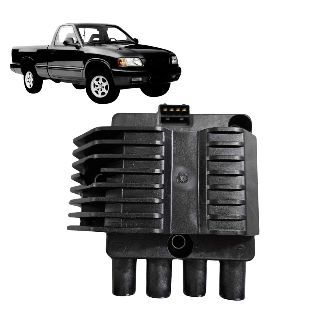 Bobina Ignição Para Gm Chevrolet S10 2.2 1995 a 2001 Delphi