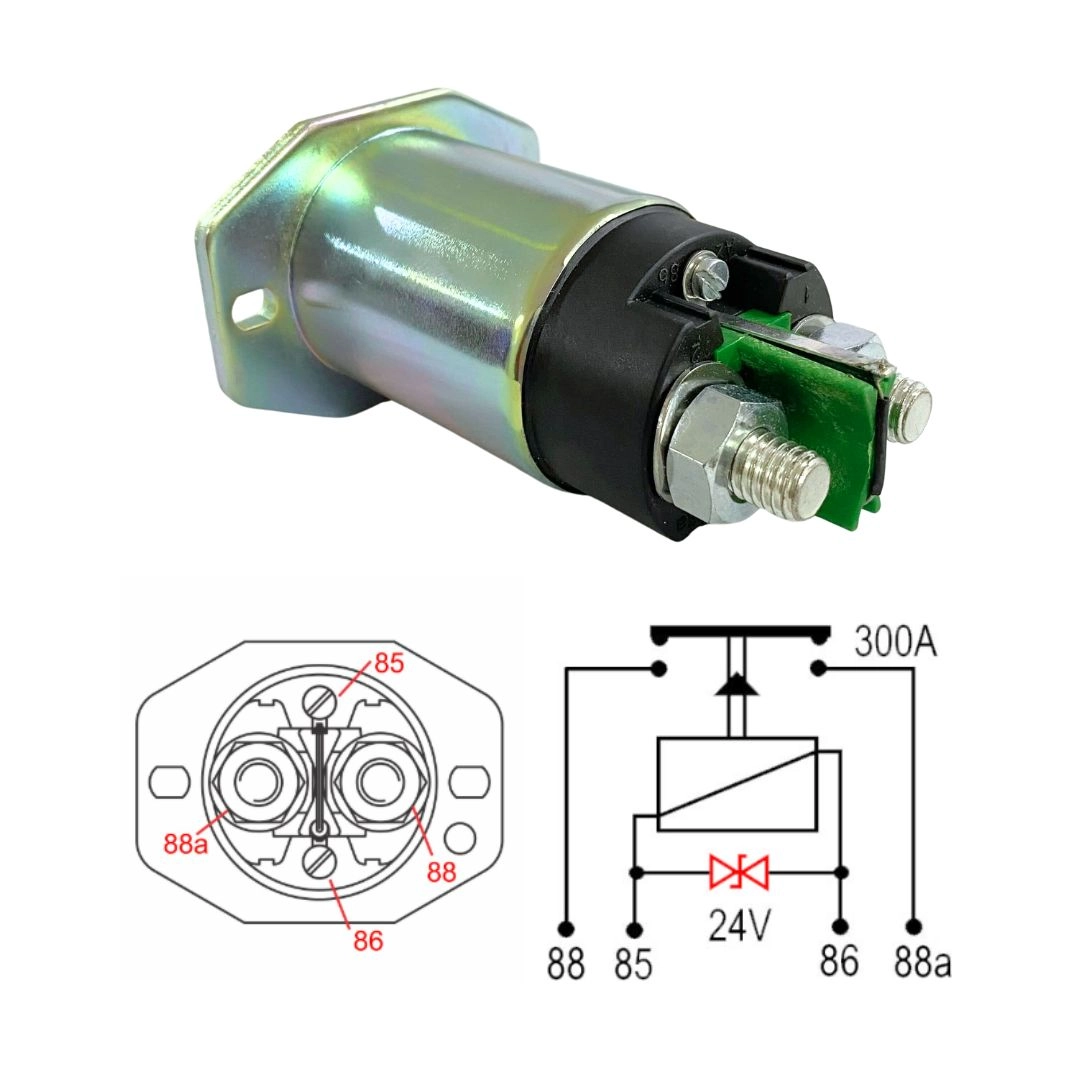 Relé Potência Permanente Para Scania K270 K310 K340 K380 K420
