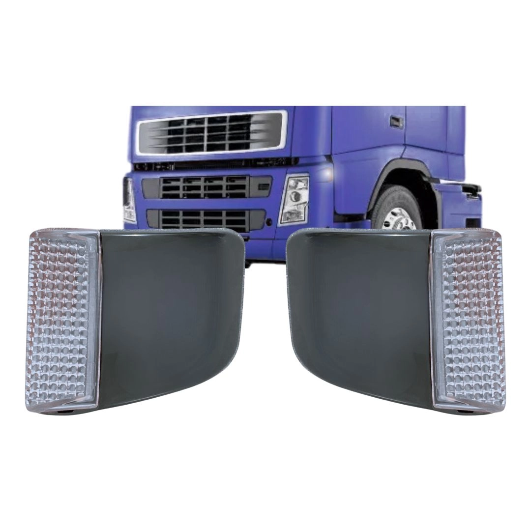 Kit Lanterna Pisca Seta ParaVolvo FH FM 2004 Cristal Kit Lanterna Pisca Seta ParaVolvo FH FM 2004 Cristal