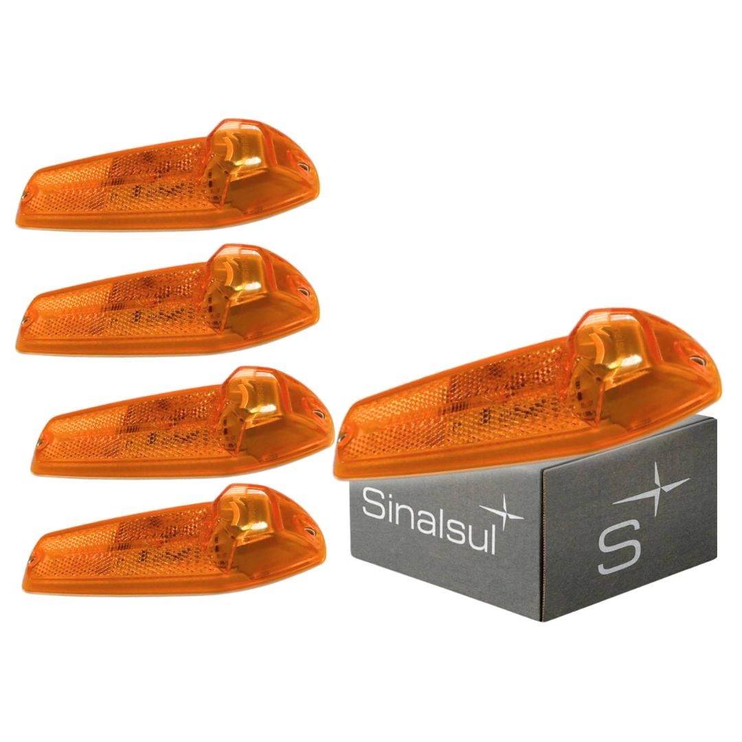 Kit 5 Lanternas Lateral Posição Direcional LED Bivolt 12/24v Kit 5 Lanternas Lateral Posição Direcional LED Bivolt 12/24v