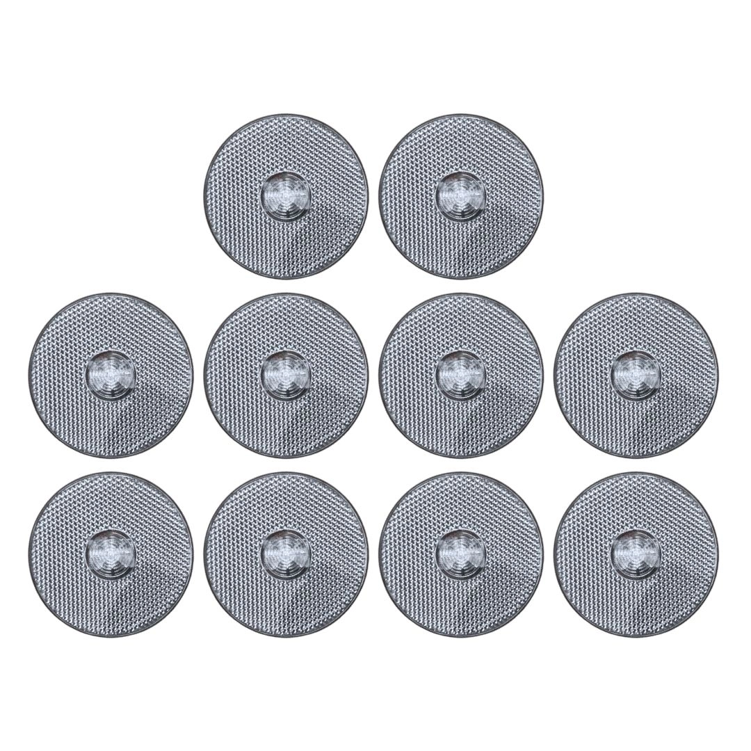 Kit 10 Lanternas Lateral Led Caminhão Carreta Sem Suporte Cristal P