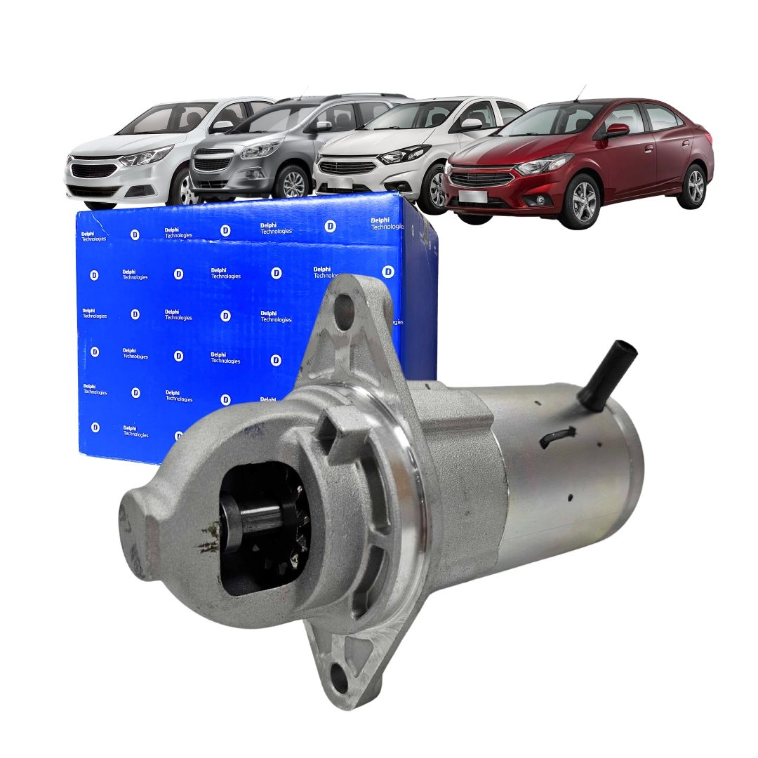 Motor Partida Arranque 13 Dentes 12V Para Gm Cobalt Spin Onix Prisma Delco Remy Delphi 8000584
