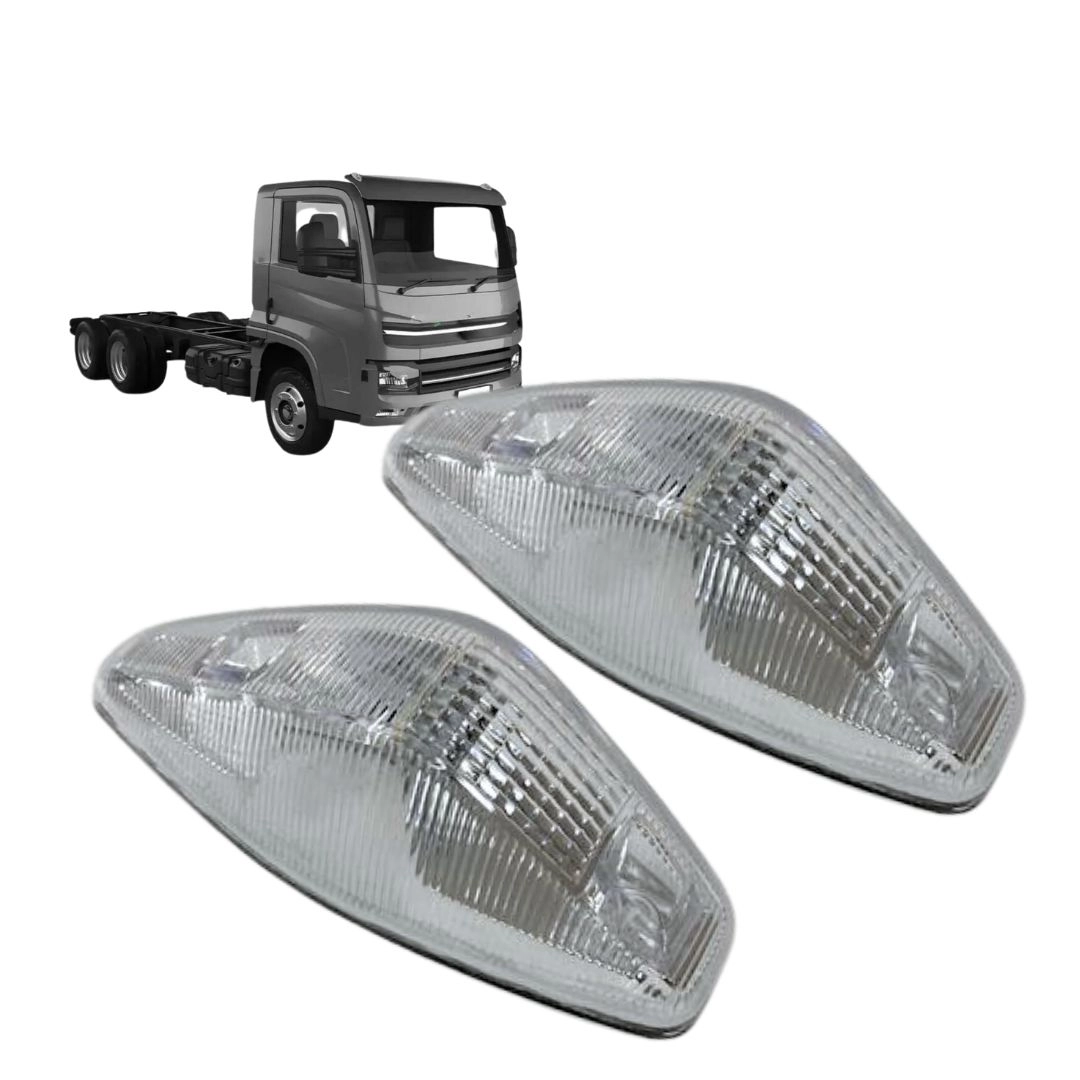Par Lanterna Teto Cabine Frontal VW Delivery Novo LED 24V CR Par Lanterna Teto Cabine Frontal VW Delivery Novo LED 24V CR