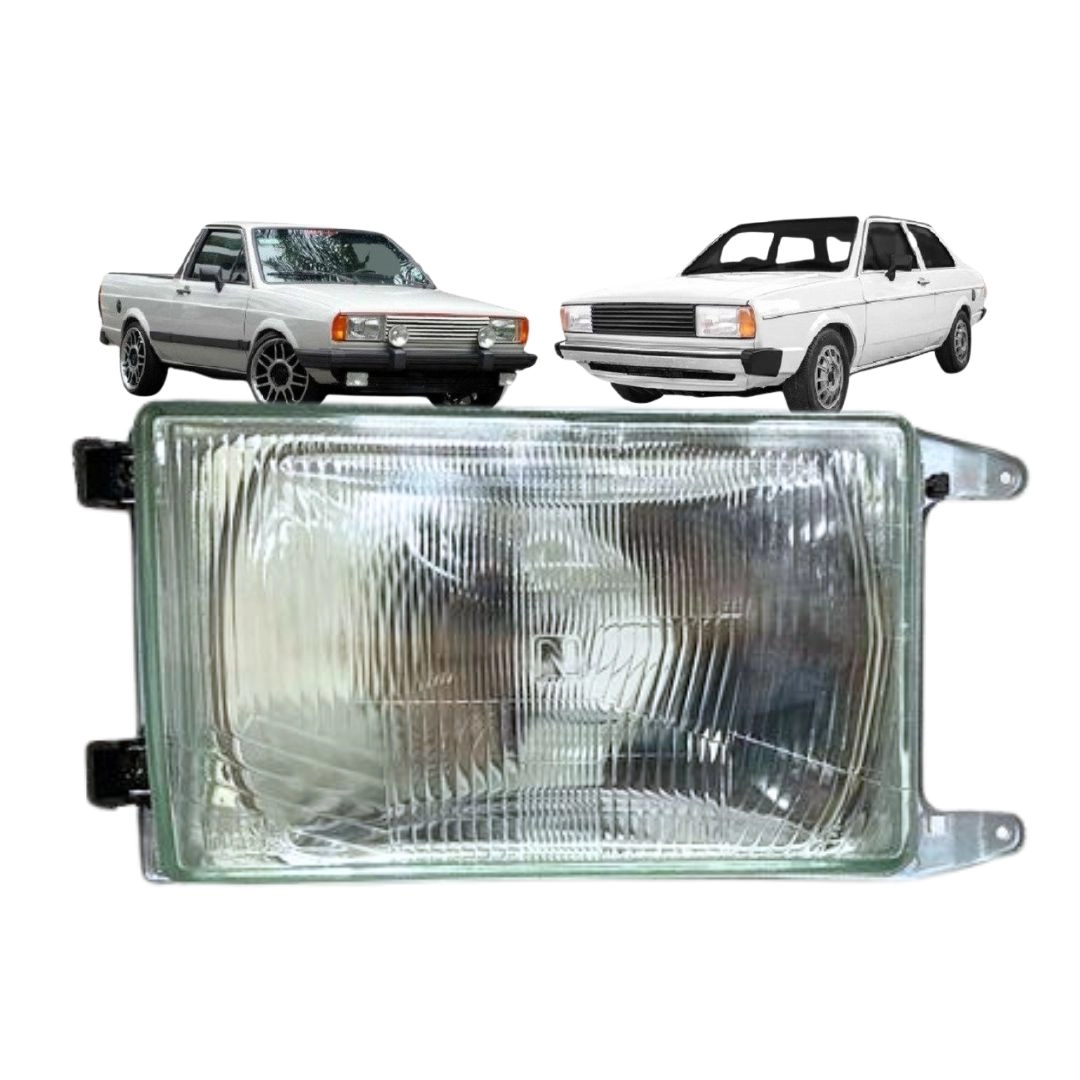 Farol Para Saveiro Voyage 1985 a 1986 Lente Vidro LE Farol Para Saveiro Voyage 1985 a 1986 Lente Vidro LE