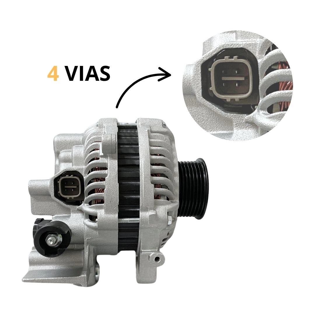 Alternador 90a Para Honda Civic 1.8 Flex 2007 a 2011 ZEN