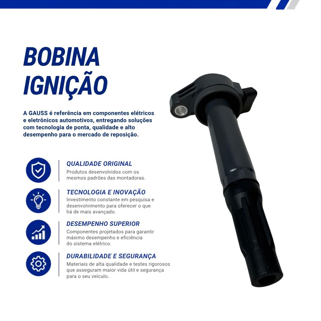 Bobina de Ignição Tipo Caneta 12V 4 Pinos Para Toyota Camry V6 3.5 Rav4 2.5 e Lexus ES350 RX350 Gauss