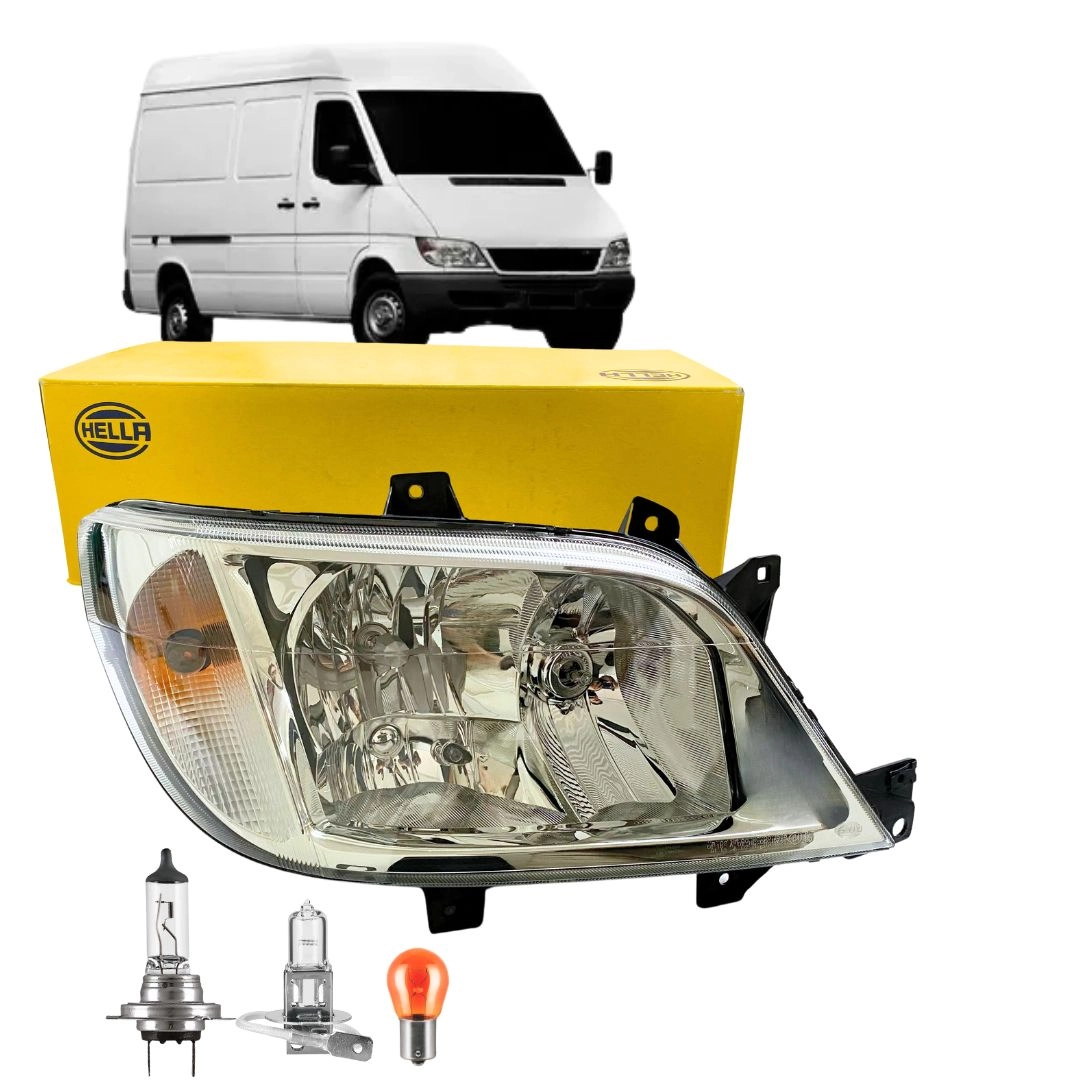 Farol Para Sprinter 208 211 213 214 216 CDI 2000 a 2006 LD Farol Para Sprinter 208 211 213 214 216 CDI 2000 a 2006 LD