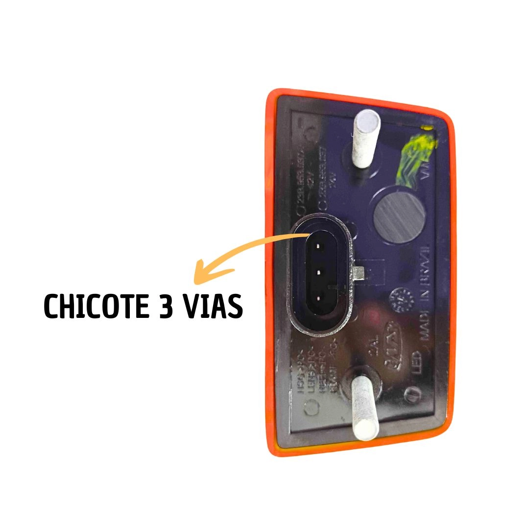 Par Lanterna Pisca Lateral VW Novo Delivery ap 2018 LED 12V Par Lanterna Pisca Lateral VW Novo Delivery ap 2018 LED 12V
