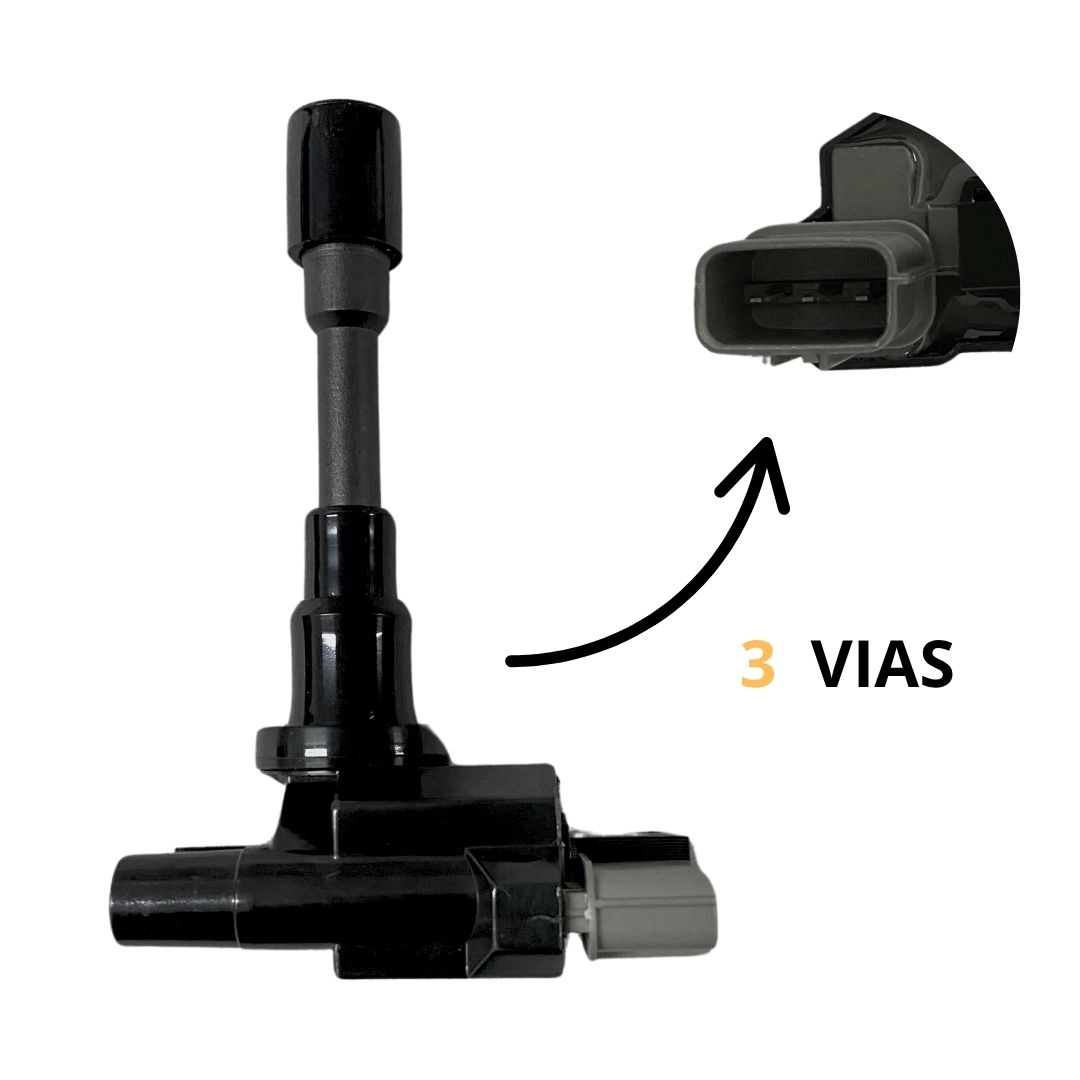 Kit 4 Bobinas Ignição Para Suzuki Jimny 1.3 16v 2001 a 2025 Kit 4 Bobinas Ignição Para Suzuki Jimny 1.3 16v 2001 a 2025