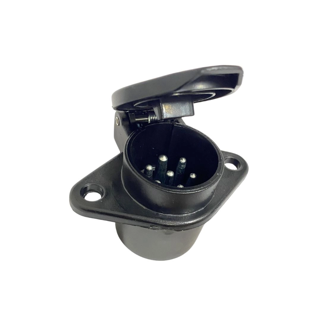 Tomada Elétrica Caminhão Carreta 7 Polos Fêmea Tomada Elétrica Caminhão Carreta 7 Polos Fêmea