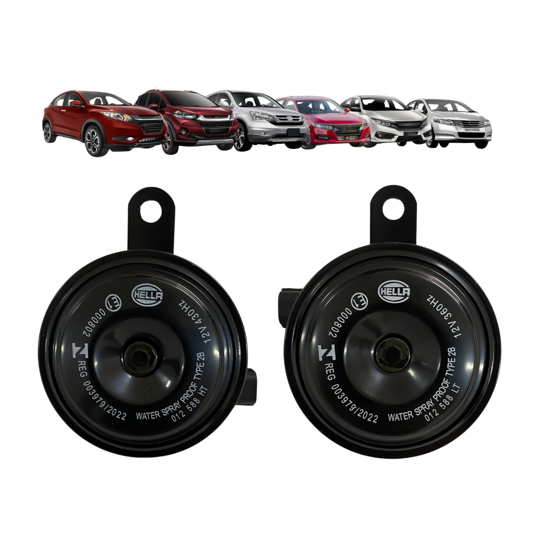 Par Buzina Para HR-V WR-V CR-V Accord City Civic Fit Hella Par Buzina Para HR-V WR-V CR-V Accord City Civic Fit Hella