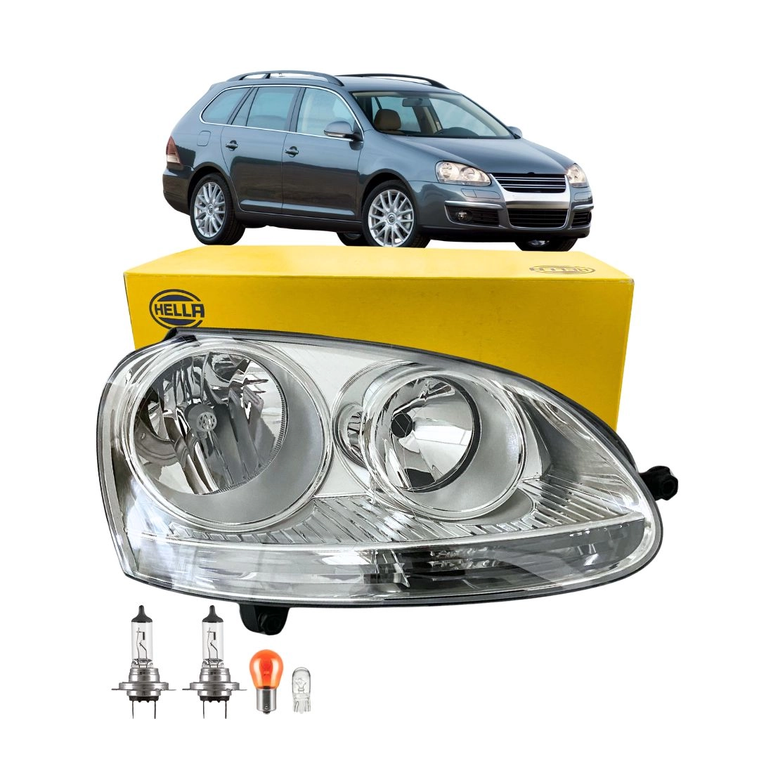 Farol Para Jetta FSI TSI 2005 a 2010 Lado Esquerdo Hella Farol Para Jetta FSI TSI 2005 a 2010 Lado Esquerdo Hella