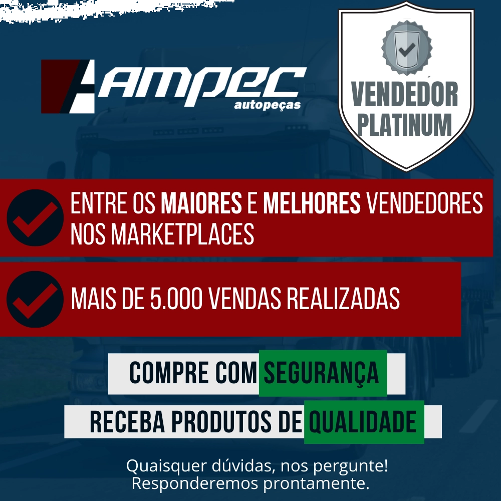 Manopla Câmbio 6 Marchas Para Scania Série 4 PGRT Scania Série 5 PGR Scania Série 6 PGR EDN 1727377