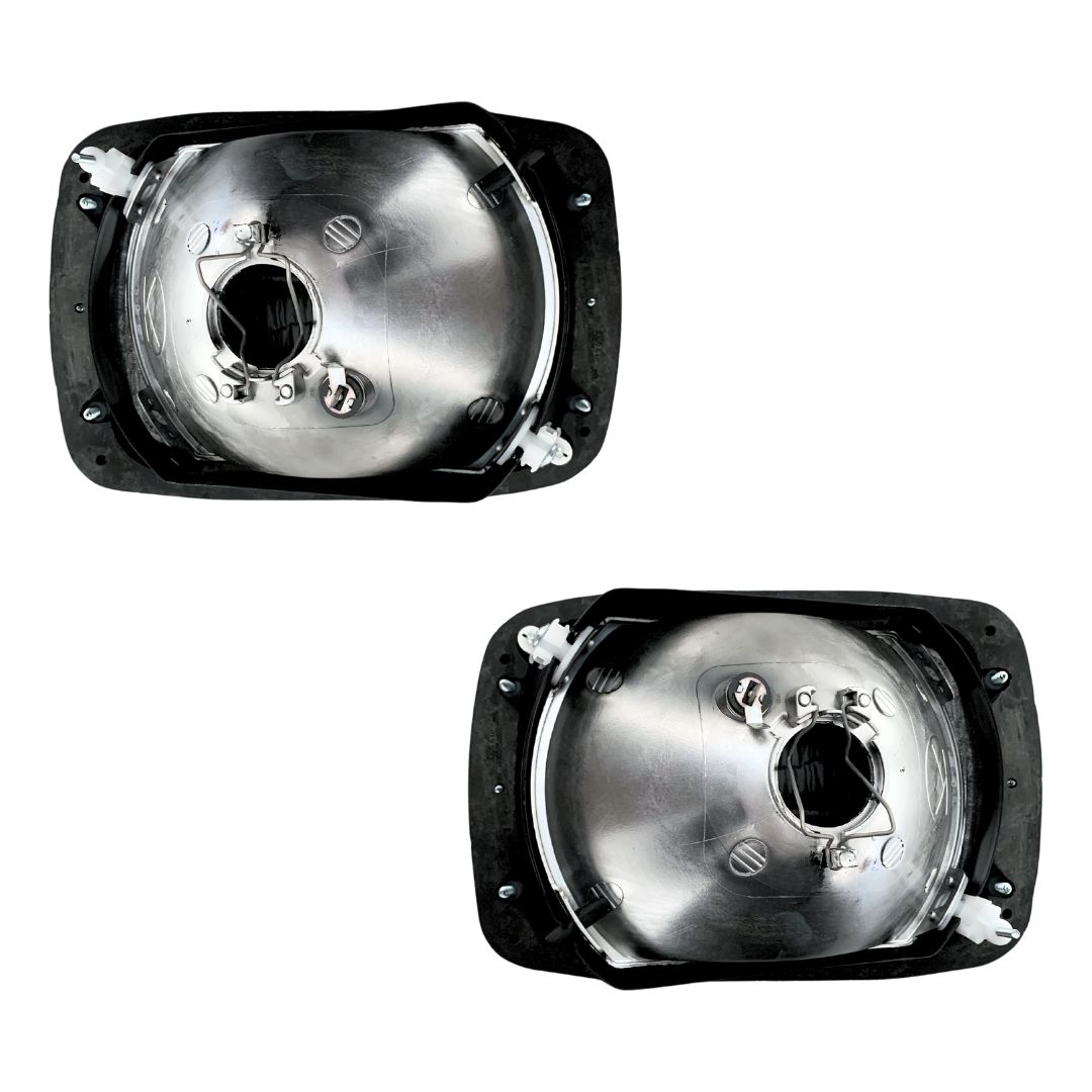 Kit Farol Dianteiro Principal Para Mercedes Benz 608 708 1972 a 1989 Com Lâmpadas Original Nino