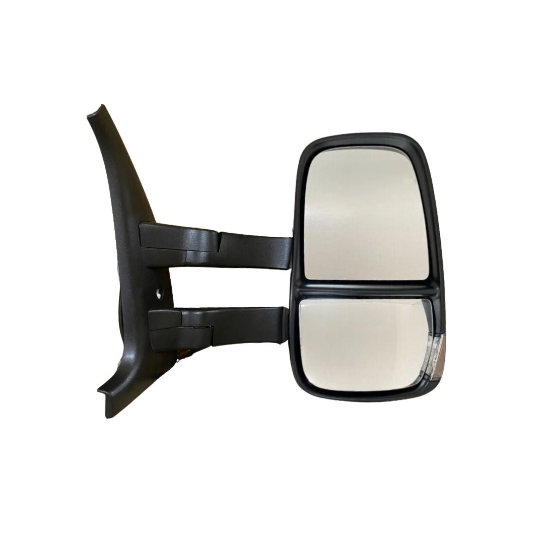 Retrovisor Completo Elétrico Lado Direito Braço Longo Com Pisca Seta Integrado 24V Iveco Daily 3.0 16V Euro 3 Euro 5 35S