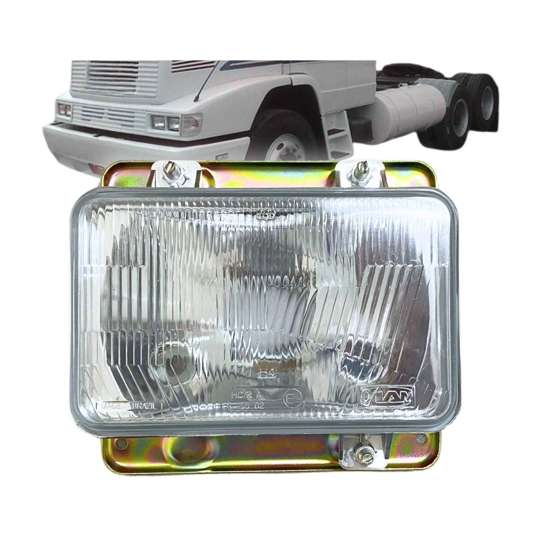 Farol Dianteiro Principal Para Mercedes Bicudo 1993 a 2004 1214 1418 1618 1935 1844 Lado Esquerdo Lente Vidro Farol Dianteiro Principal Para Mercedes Bicudo 1993 a 2004 1214 1418 1618 1935 1844 Lado Esquerdo Lente Vidro
