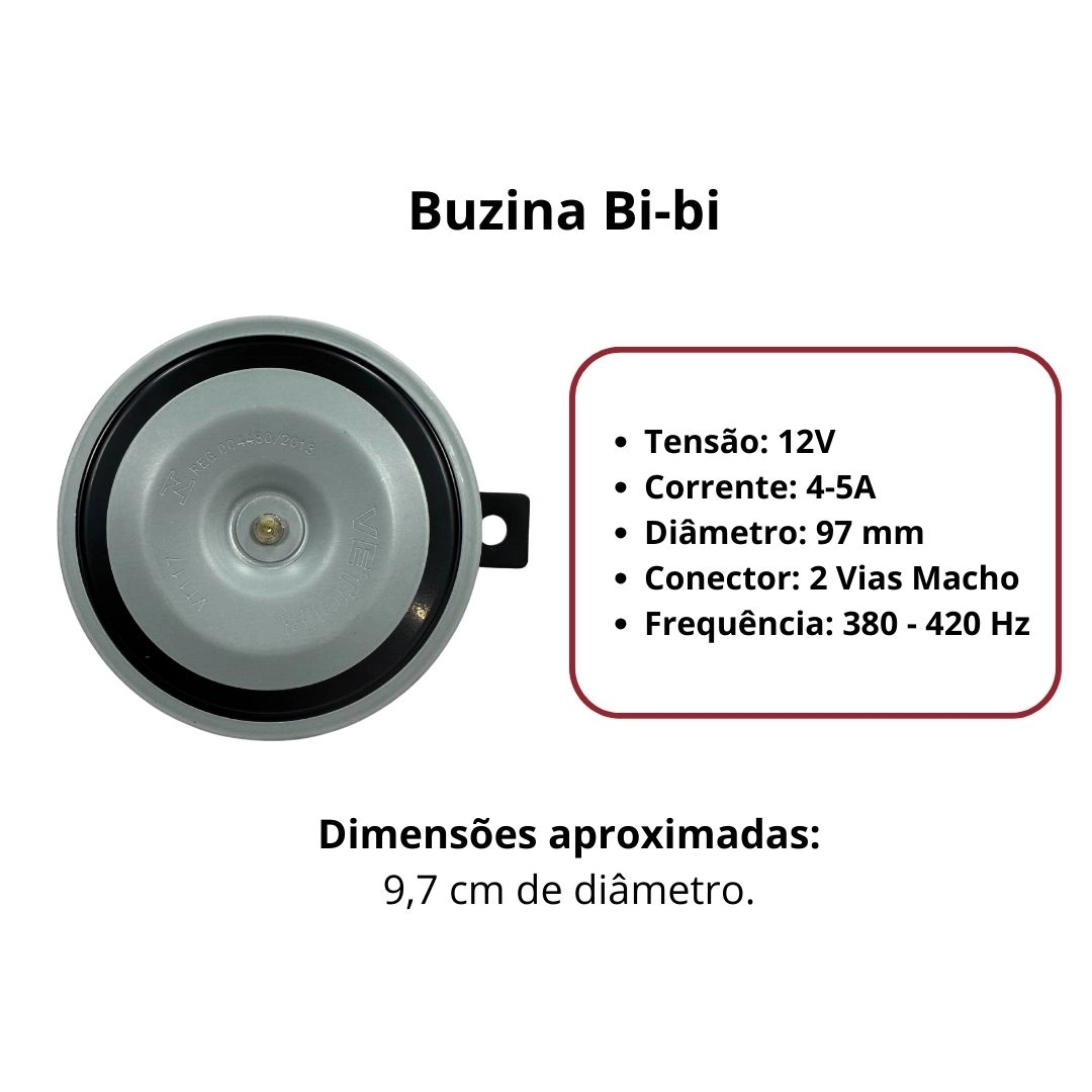Buzina Bi-Bi Bibi 12v 2 Vias Para Chevrolet Astra Celta Corsa Vectra Montana Vetor 90484219
