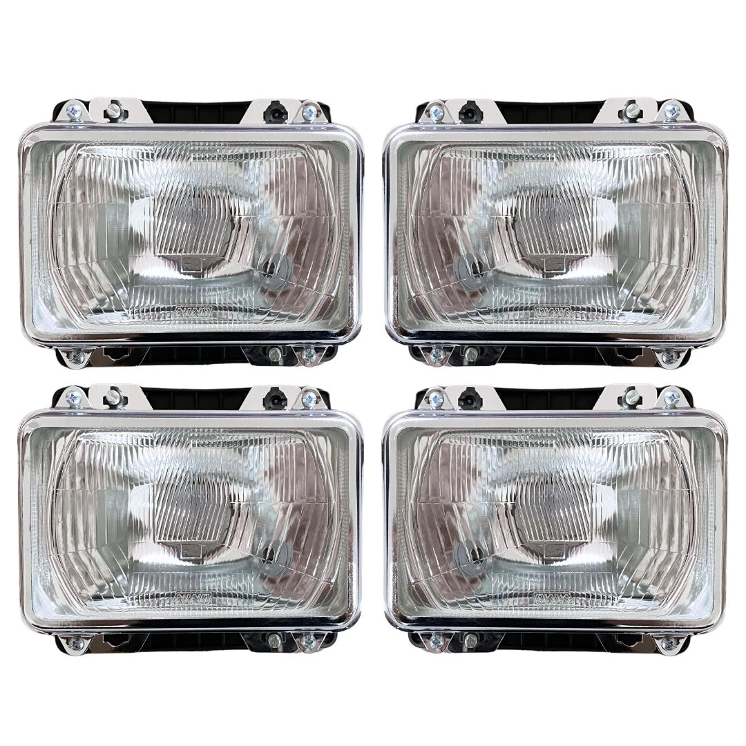 Kit 4 Farol ParaMb Mercedes Bicudo  1113 1313 1513