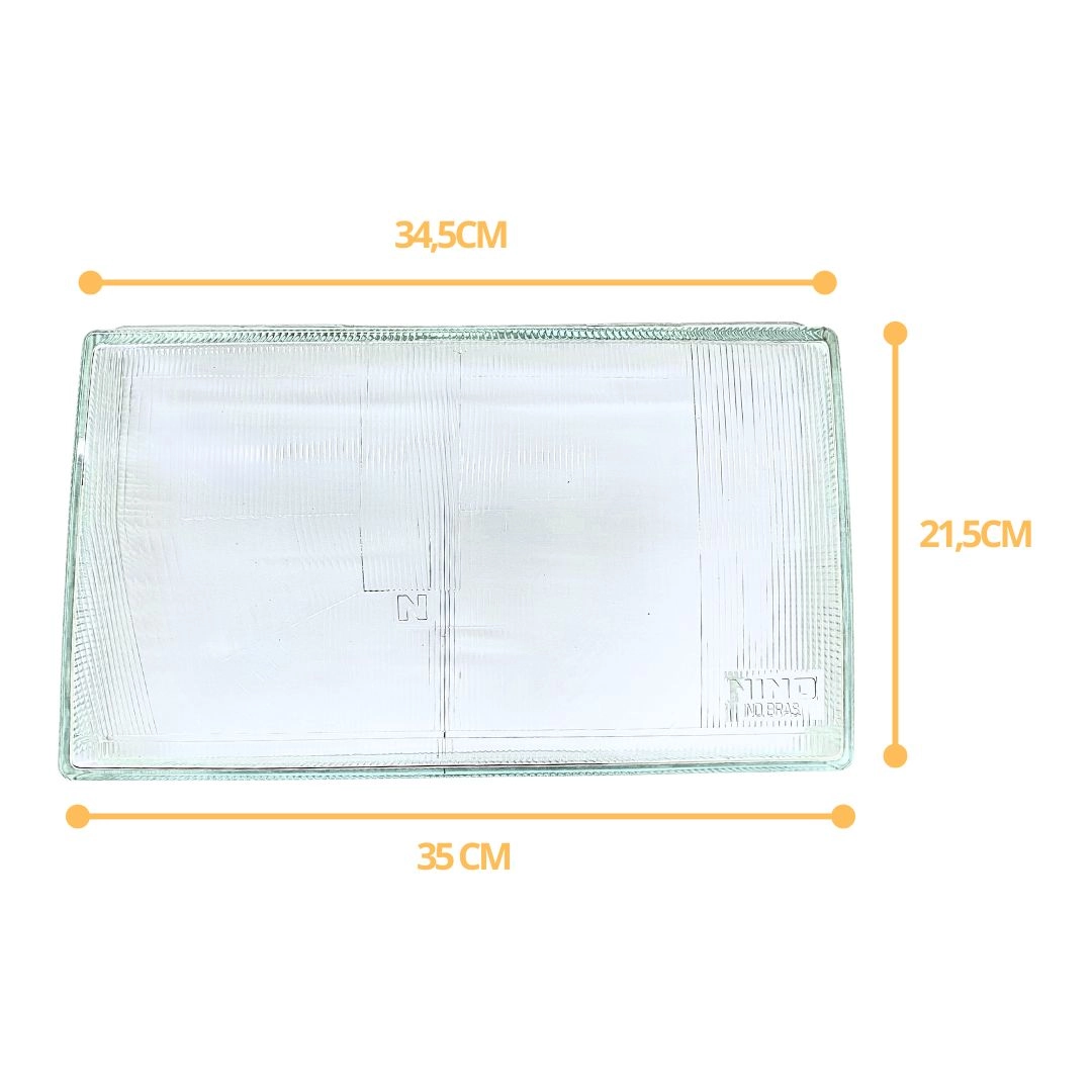 Lente Vidro Farol Esquerdo ParaVolvo NL10 NL12 280 Lente Vidro Farol Esquerdo ParaVolvo NL10 NL12 280