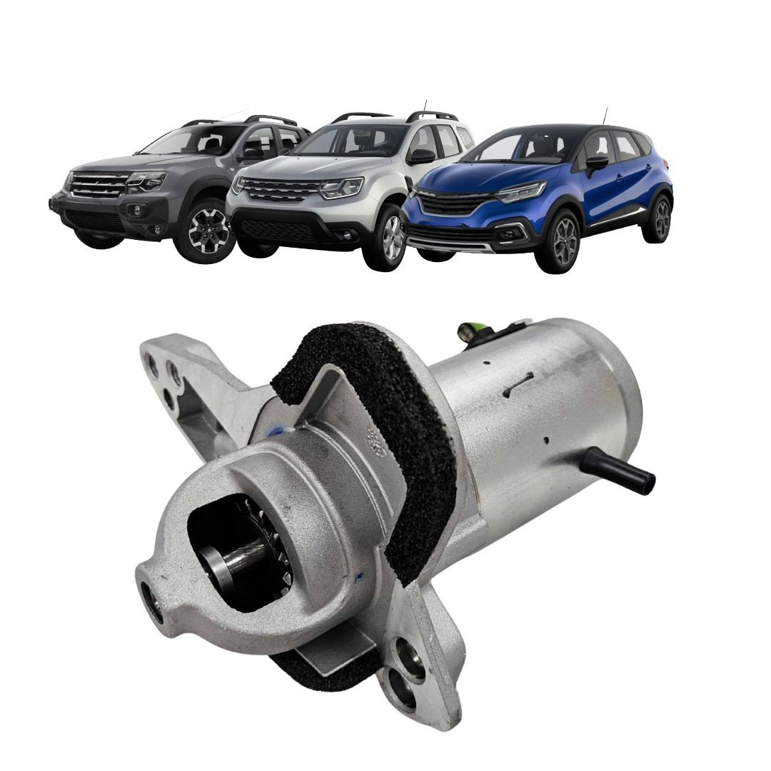 Motor De Partida Arranque 12v 13 Dentes Para Duster Oroch Captur 1.3 Turbo Após 21 Delco Remy Delphi