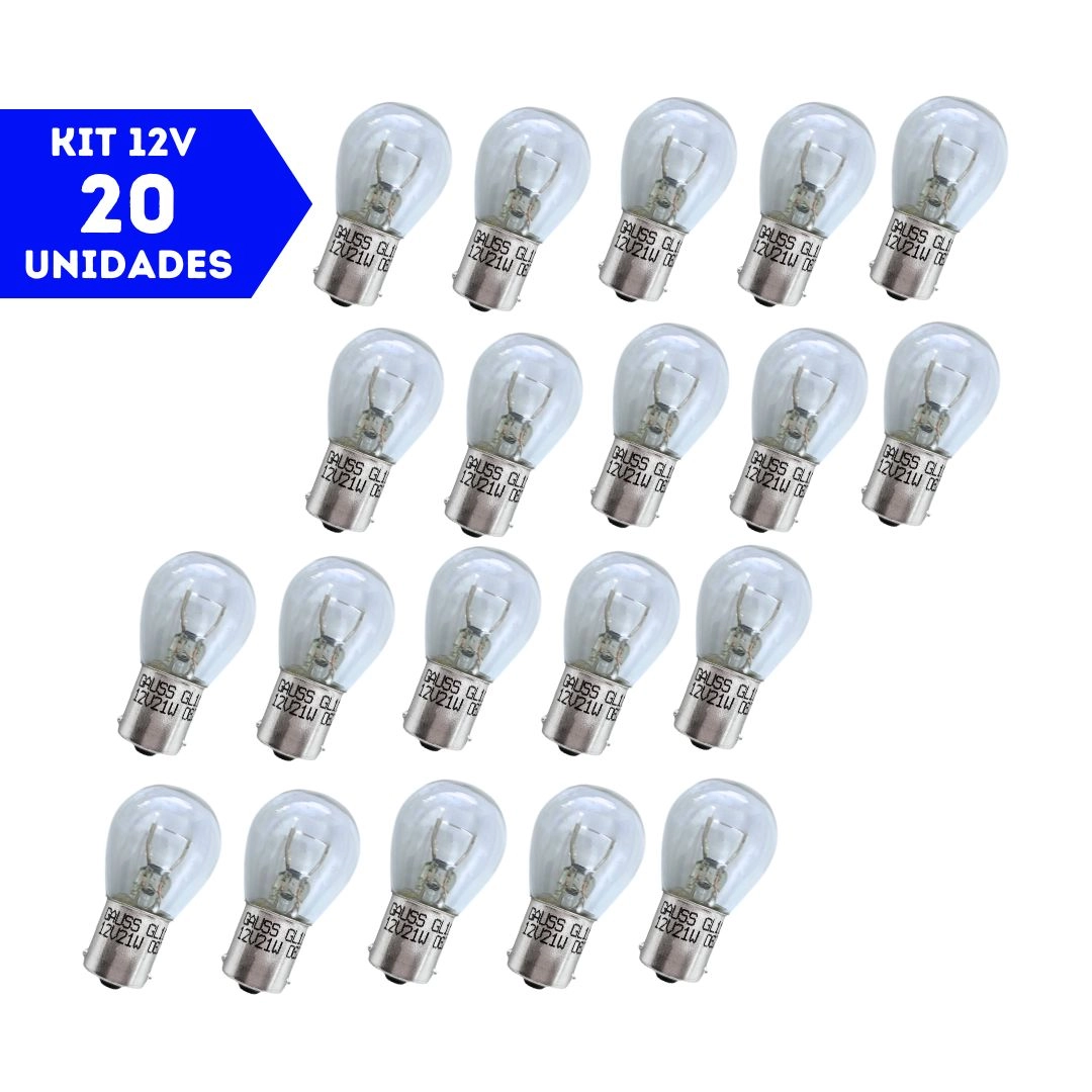 Lâmpada 1 polo 12v Miniatura Caixa Com 20 Unidades GL1141 Lâmpada 1 polo 12v Miniatura Caixa Com 20 Unidades GL1141